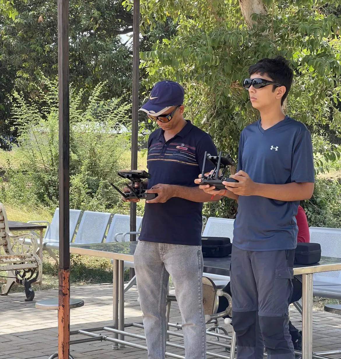 Drone in flight